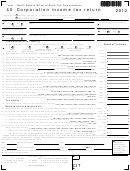 Fillable Form 40 - Corporation Income Tax Return - 2012 Printable pdf