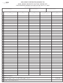 Form 400 - New Jersey Receipts Factor Throw Out For Periods Ending On And After July 31, 2007