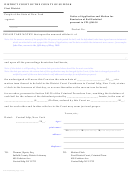 Form Dc-415 - Notice Of Application And Motion For Remission Of Bail Forfeited - Stte Of New York