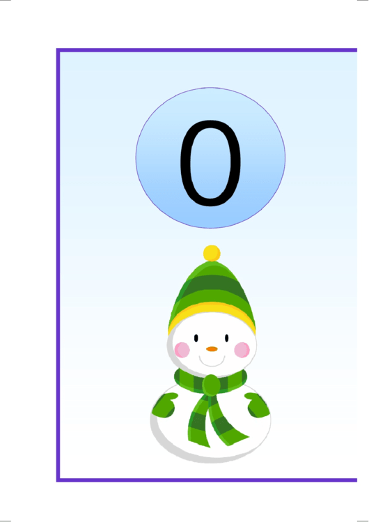 Snowman Numbers Classroom Banner Template Printable pdf