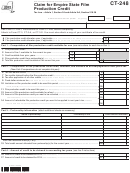 Form Ct-248 - Claim For Empire State Film Production Credit - 2012