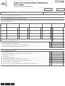 Form Ct-242 - Claim For Conservation Easement Tax Credit - 2012 Printable pdf