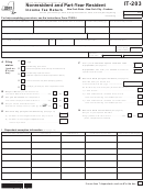 Fillable Form It-203 - Nonresident And Part-Year Resident - 2012 Printable pdf