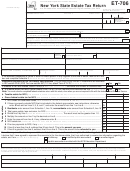Form Et-706 - New York State Estate Tax Return - 2012