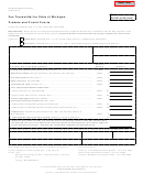 Form 57 - Fee Transmittal For State Of Michigan - Michigan Department Of Treasury