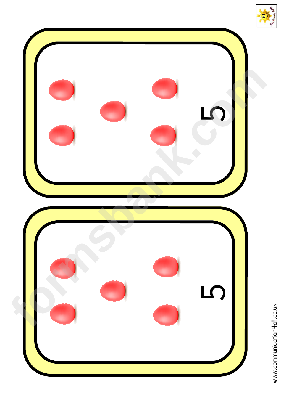 Eggs Number Chart - 0-10