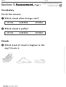 Section 5 Assessment Clouds Geography Worksheet