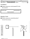 Wind Weather Assessment Sheet
