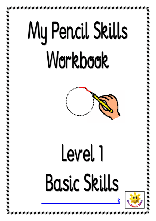 Kids Activity Sheet - Basic Pencil Skills Printable pdf