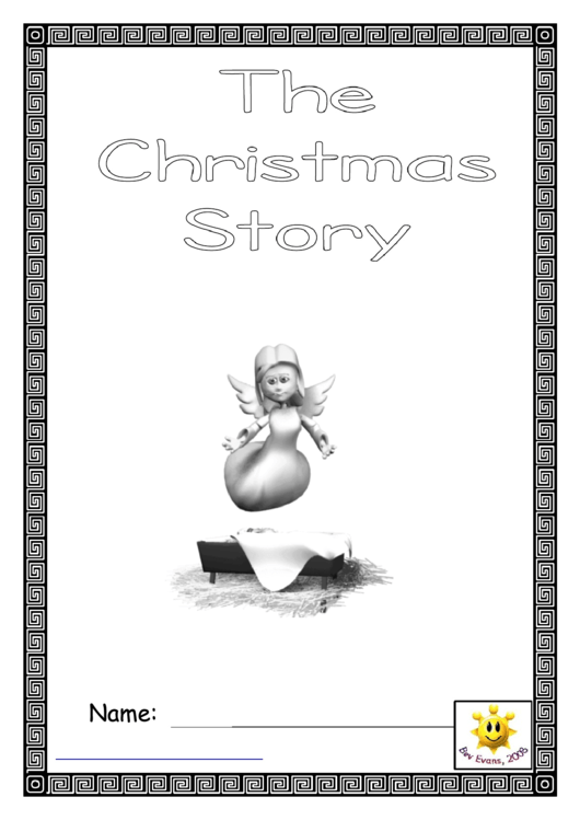 Worksheet Template - The Christmas Story Printable pdf