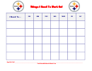 Things I Need To Work On Chart - Steelers