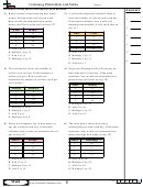 Counting Pattern Rule With Tables - Pattern Worksheet With Answers