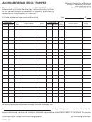 Form At-900 - Alcohol Beverage Stock Transfer - Wisconsin Department Of Revenue