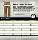 Rothco Product Size Chart