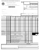 Fillable Form Tpt-1x - Amended Transaction Privilege, Use And Severance Tax Return Printable pdf