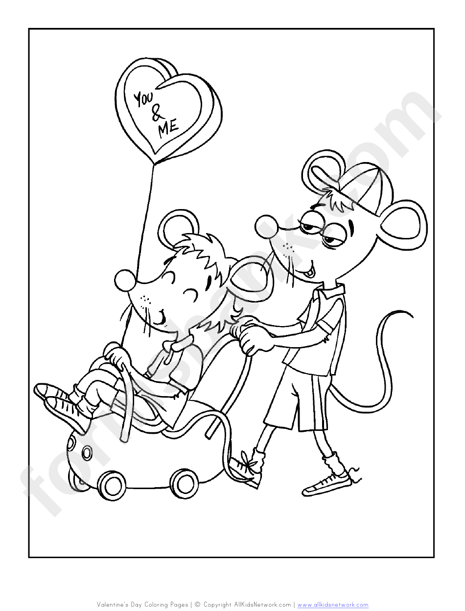 Mice On Valentine