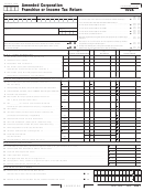 California Form 100x - Amended Corporation Franchise Or Income Tax Return - 2003
