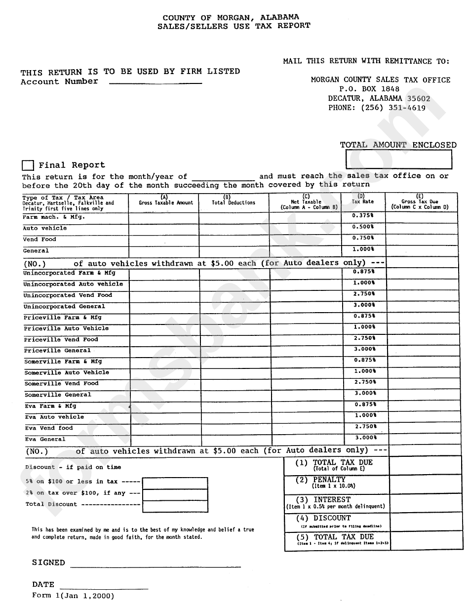 form-1-sales-sellers-use-tax-report-county-of-morgan-alabama-printable-pdf-download