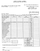 Form 1 - Sales/sellers Use Tax Report - County Of Morgan, Alabama