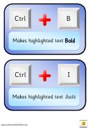 Word Keyboard Poster Template