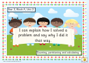 Counting, Partitioning And Calculating Statements Poster Template Printable pdf