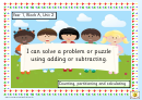 Counting, Partitioning And Calculating Statements Poster Template