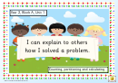 Counting, Partitioning And Calculating Statements Poster Template Printable pdf