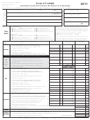 Form Ct-1040x - Amended Connecticut Income Tax Return For Individuals - 2011