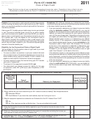 Form Ct-1040crc - Claim Of Right Credit - 2011