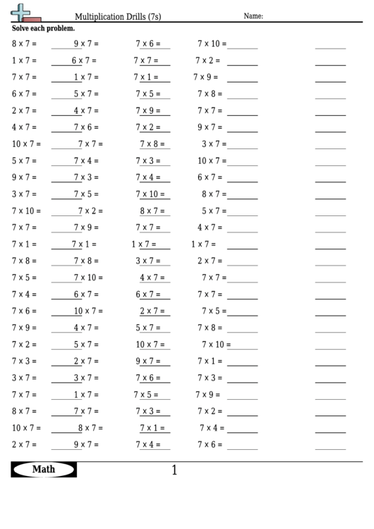 multiplication-drills-7s-multiplication-worksheet-with-answers