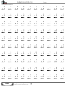 Multiplication Drills (5s) - Multiplication Worksheet With Answers