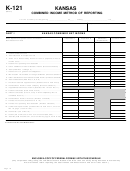 Form K-121 - Kansas Combined Income Method Of Reporting