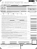 Fillable Form 40 - Corporation Income Tax Return - 2011 Printable pdf