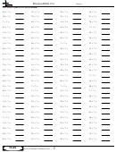 Division Drills (7s) - Division Worksheet With Answers Printable pdf