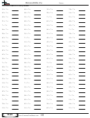 Division Drills (7s) - Division Worksheet With Answers Printable pdf