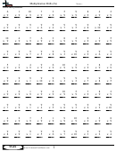 Multiplication Drills (9s) - Multiplication Worksheets With Answers