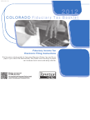 Colorado Fiduciary Tax Booklet - 2012