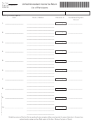 Form 765 - Virginia Schedule L - Unified Nonresident Income Tax Return List Of Participants