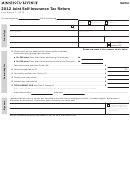 Form Ig263 - Joint Self-insurance Tax Return - 2012