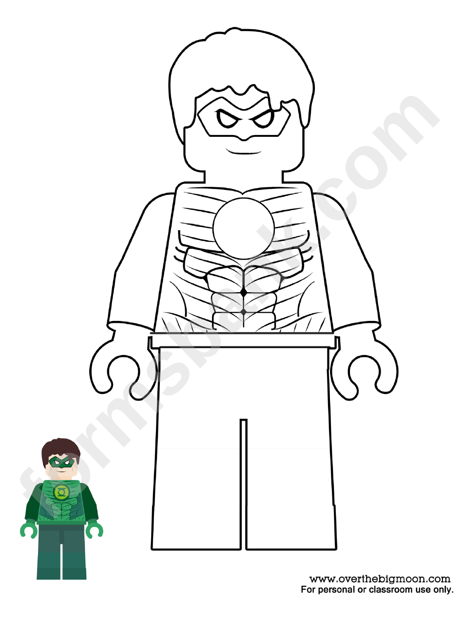 Lego Movie Coloring Sheet