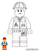 Lego Movie Coloring Sheet