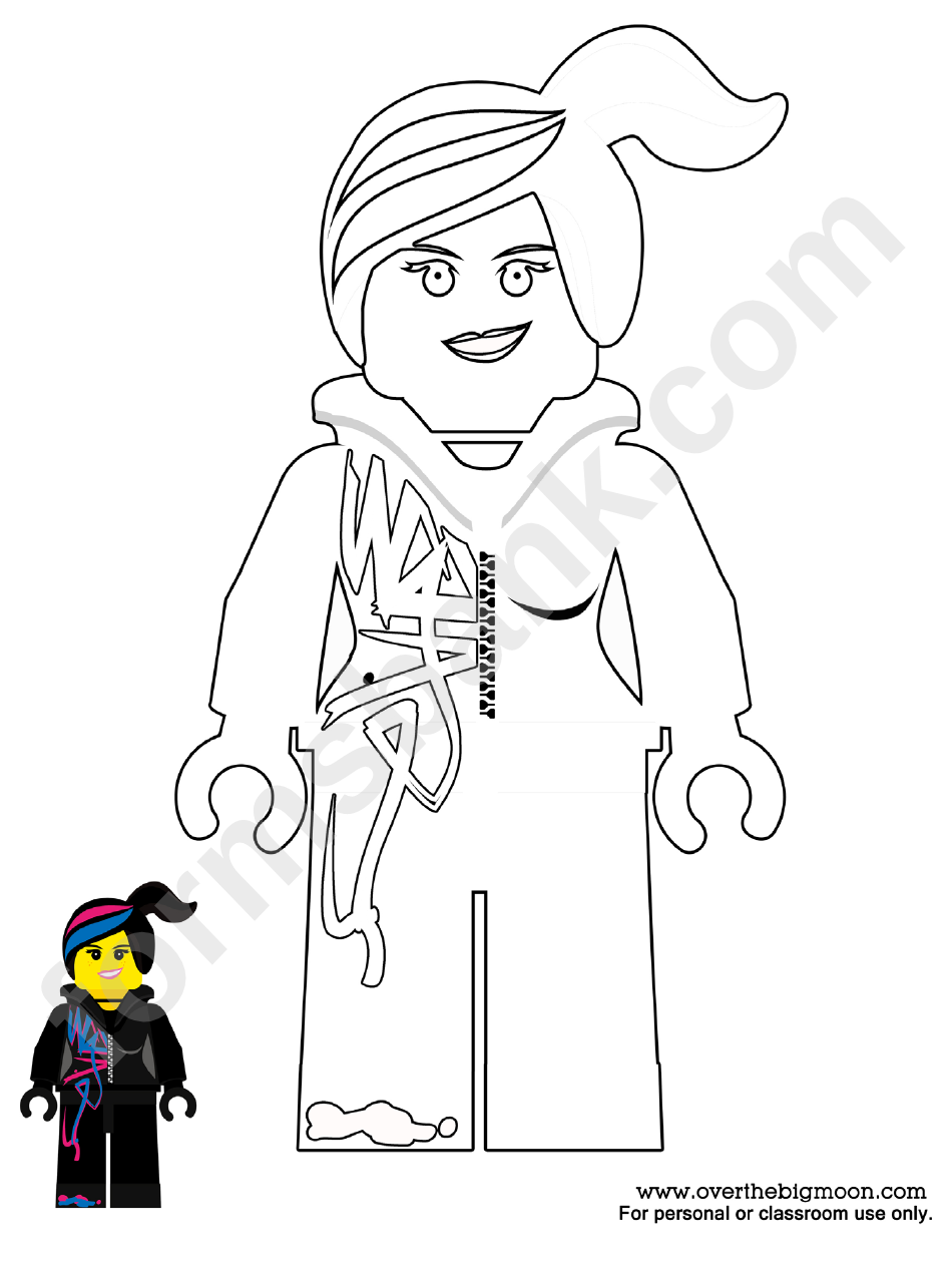 Lego Movie Coloring Sheet