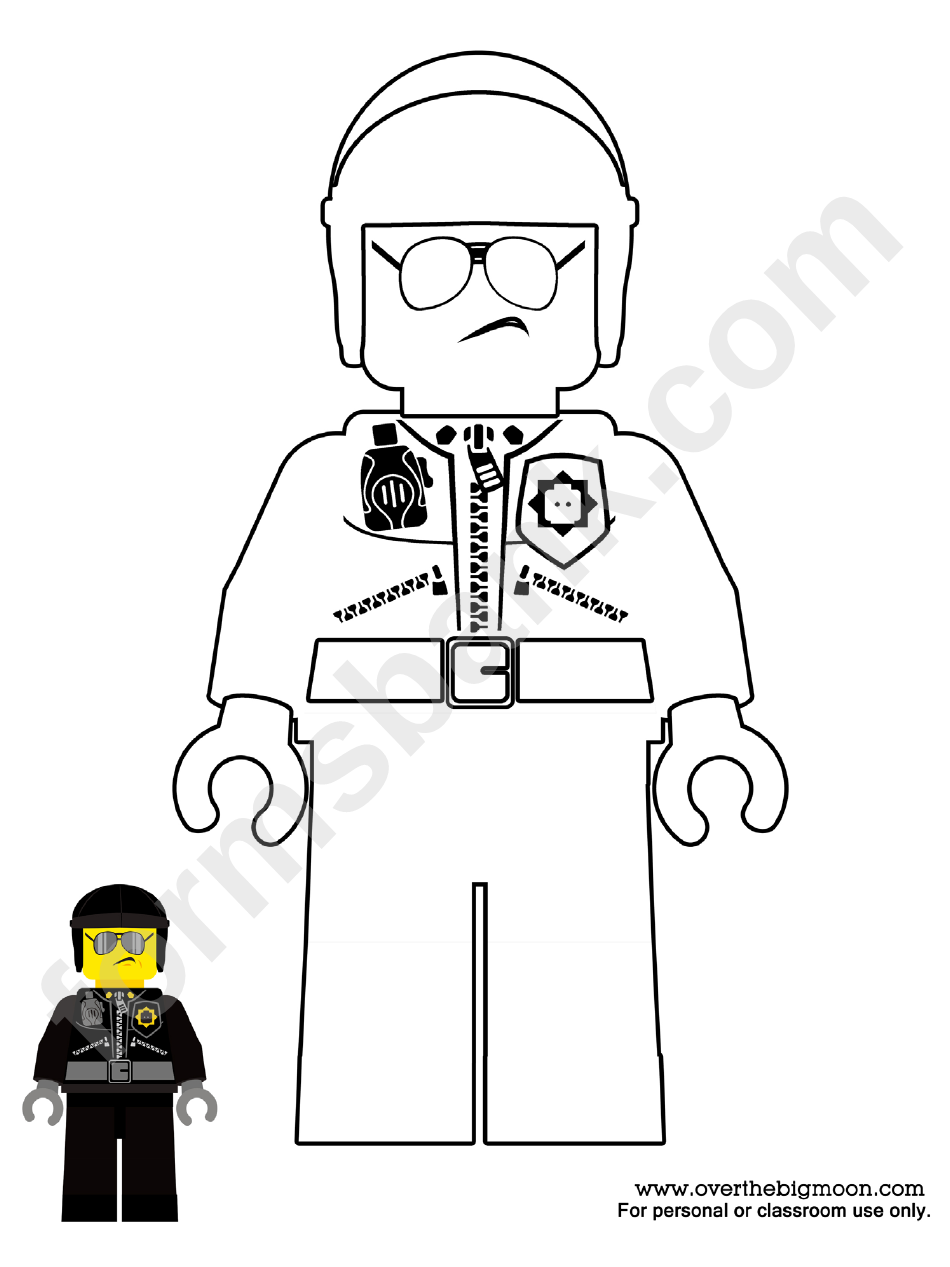 Lego Movie Coloring Sheet