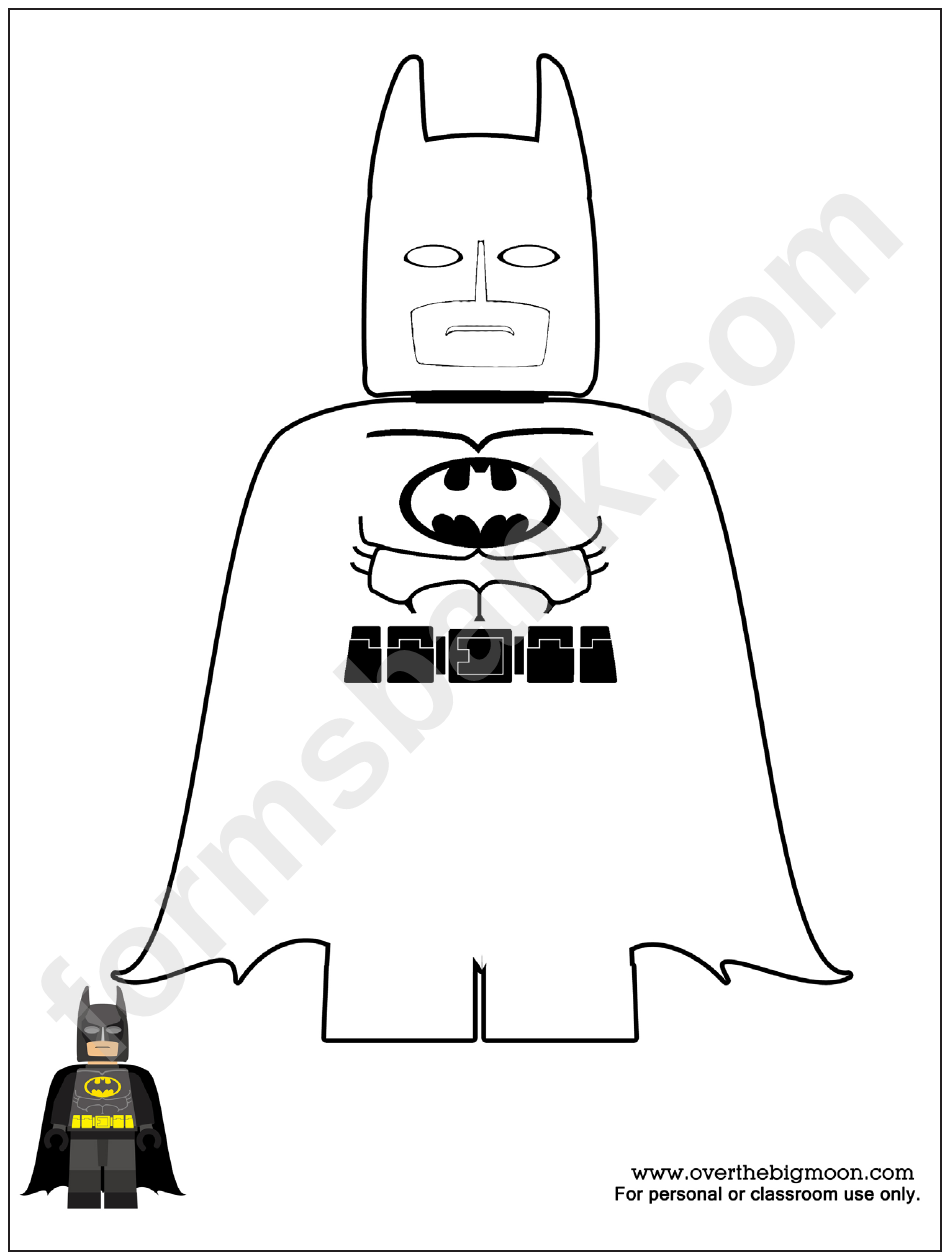 Lego Movie Coloring Sheet