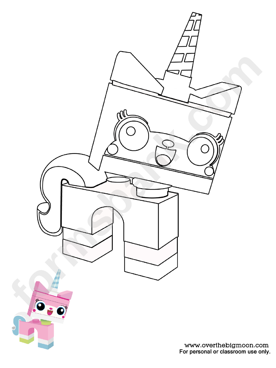 Lego Movie Coloring Sheet