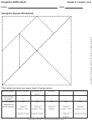 Tanagram Square Worksheet Geometry Worksheet With Answers