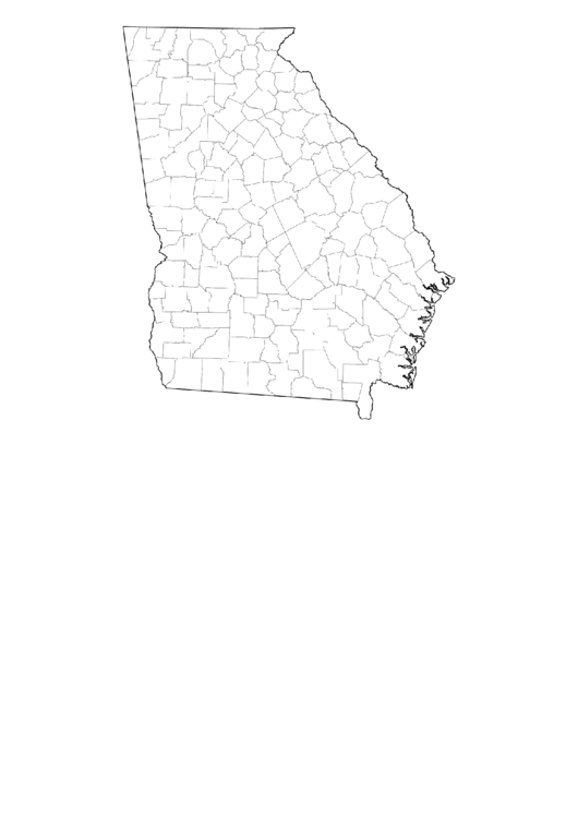 Adult Coloring Pages: Georgia Printable pdf