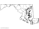 Adult Coloring Pages: Maryland