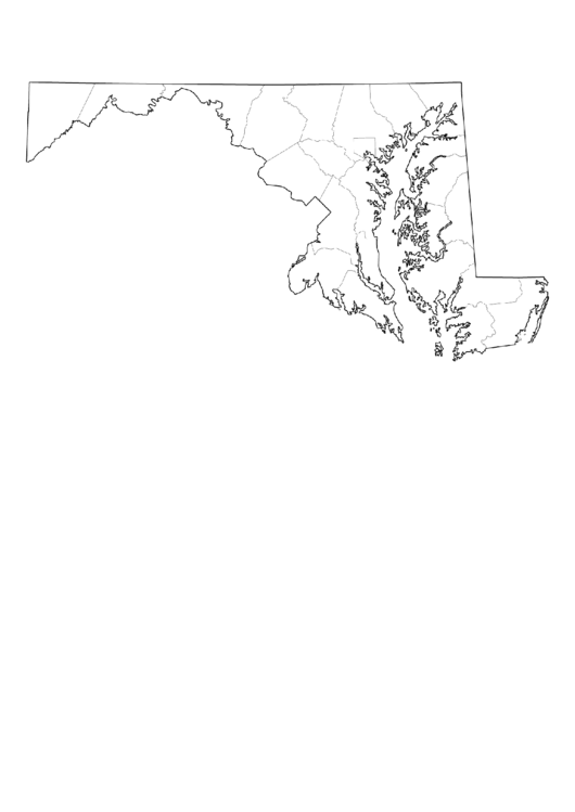 Adult Coloring Pages: Maryland Printable pdf