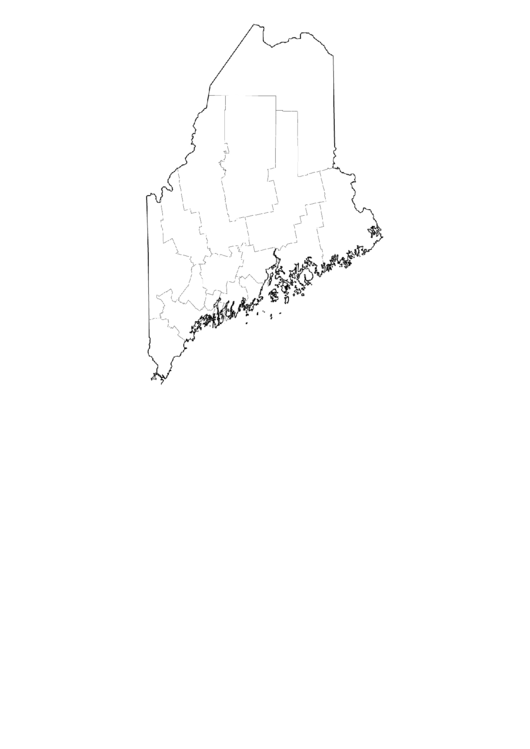 Adult Coloring Pages: Maine Printable pdf